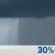 Thursday: A chance of rain showers. Partly sunny, with a high near 53. North northwest wind 10 to 25 mph, with gusts as high as 40 mph. Chance of precipitation is 30%. New rainfall amounts less than a tenth of an inch possible. Thursday: Chance Rain Showers